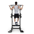 SUNYUAN Dip Station Chin Up Bar Core Power Tower Pull Push Home Gym Fitness Equipment
