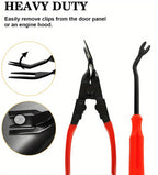 1pc/2pcs Car Fastener Removal Tool Trim Dash Removal Rivet Clips Car Door Panel Installer Cover Car Trim Screwdriver