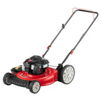 Push Lawn Mower High Rear Wheels Gas Walk Behind 21-Inch 140cc 500e