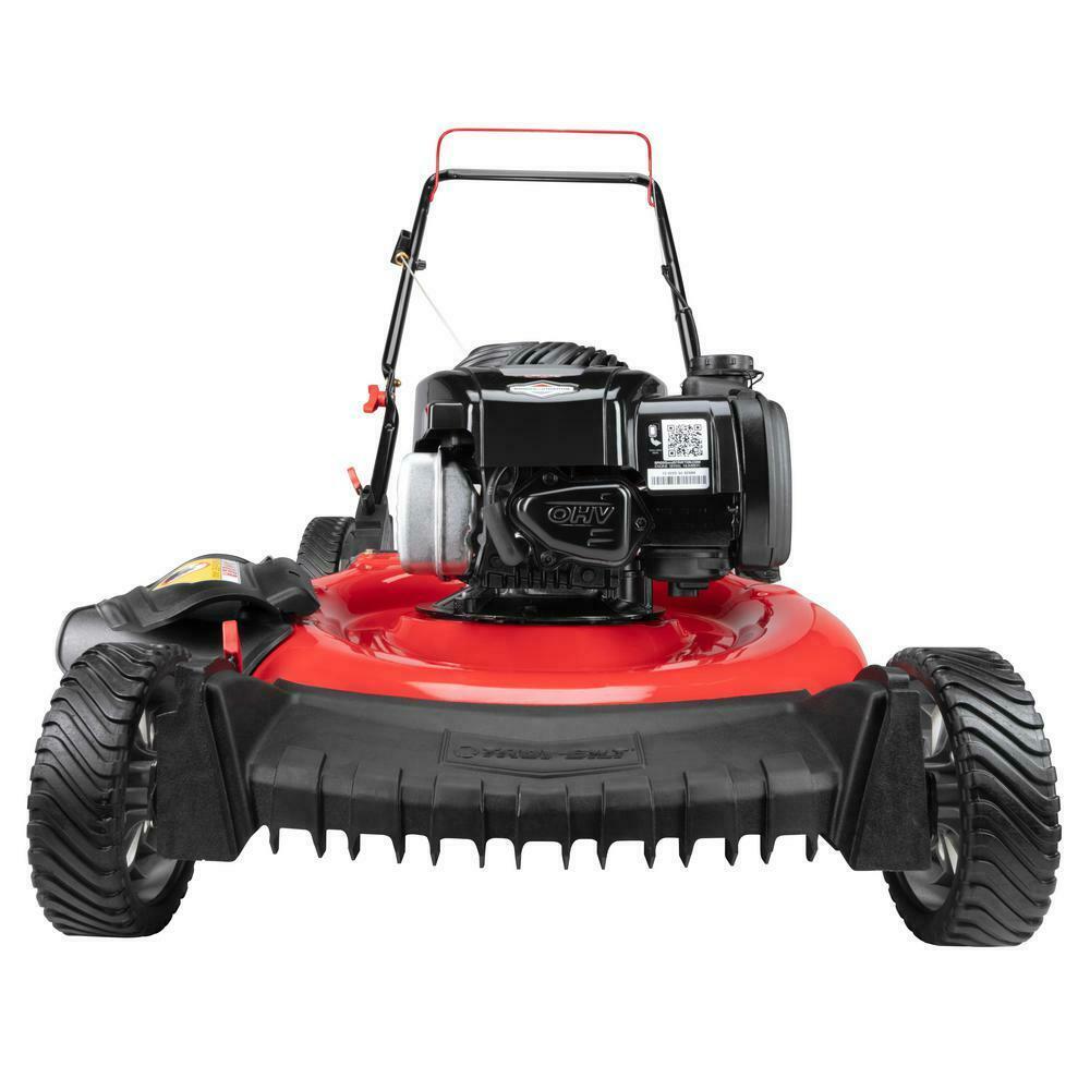 Push Lawn Mower High Rear Wheels Gas Walk Behind 21-Inch 140cc 500e
