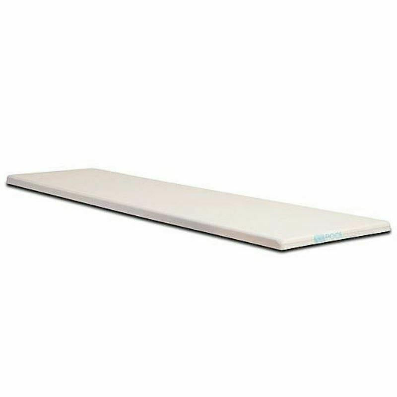 sr smith 66209266s21 6ft fibre-dive white diving board white tread