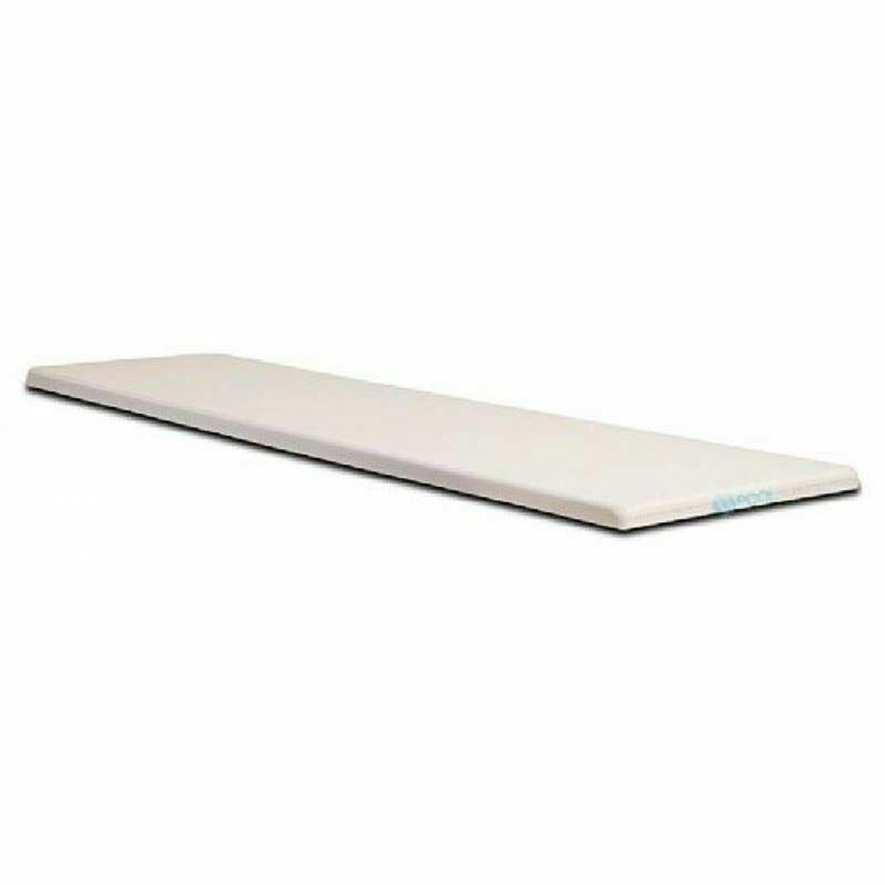 sr smith 66209266s21 6ft fibre-dive white diving board white tread