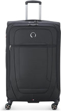 Helium DLX Softside Expandable Luggage with Spinner Wheels, Black, Checked-Large 29 Inch