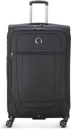 Helium DLX Softside Expandable Luggage with Spinner Wheels, Black, Checked-Large 29 Inch