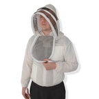 beeattire ventilated bee jacket - 3 layer mesh body comfort - sting less protection with easy access veil ykk zippers beekeeping ventilated jacket beekeeping vail jacket beekeeper costume adult 6xl
