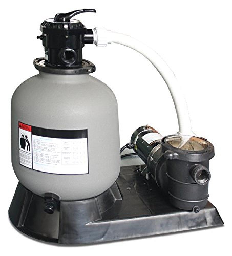 swimline 22" sand filter for swimming pool with 2.0 hp pump