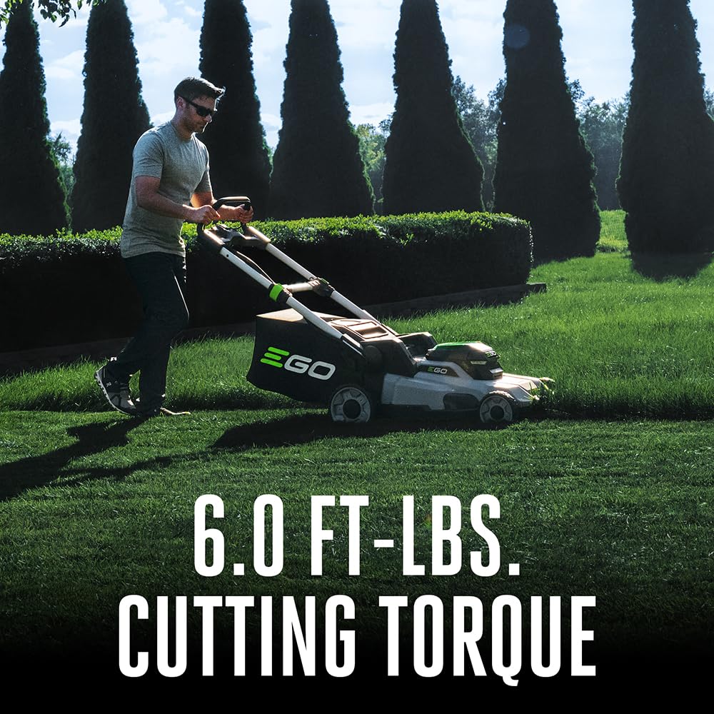 Electric Lawn Mower, Cordless Push, Includes 56V 4.0Ah Battery and Charger - LM2112