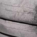 Queen Size Microlight Electric Heated Blanket with Dual Controllers, Gray
