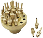YFQHDD 1Pc 1" 1.5" Brass Adjustable Three-Layer Flower Fountain Spray Head Center Straight Scattering Sprinklers Landscape Fountains (Size : 1 inch)