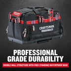 VERSASTACK XL Tool Bag, 22.5”, Durable Polyester, Black and Red (CMST21450)