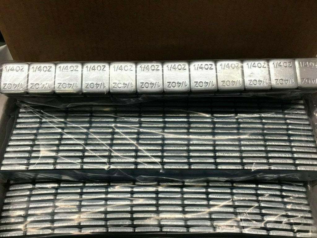 360 pieces Stick on Self Adhesive Wheel Weights Zinc Quoted - 1/4oz or .25 ounce