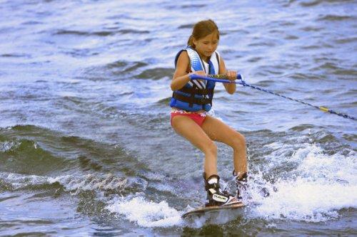 RAVE Sports Impact Wakeboard with Charger Boots, Orange/Blk (PV1802677)
