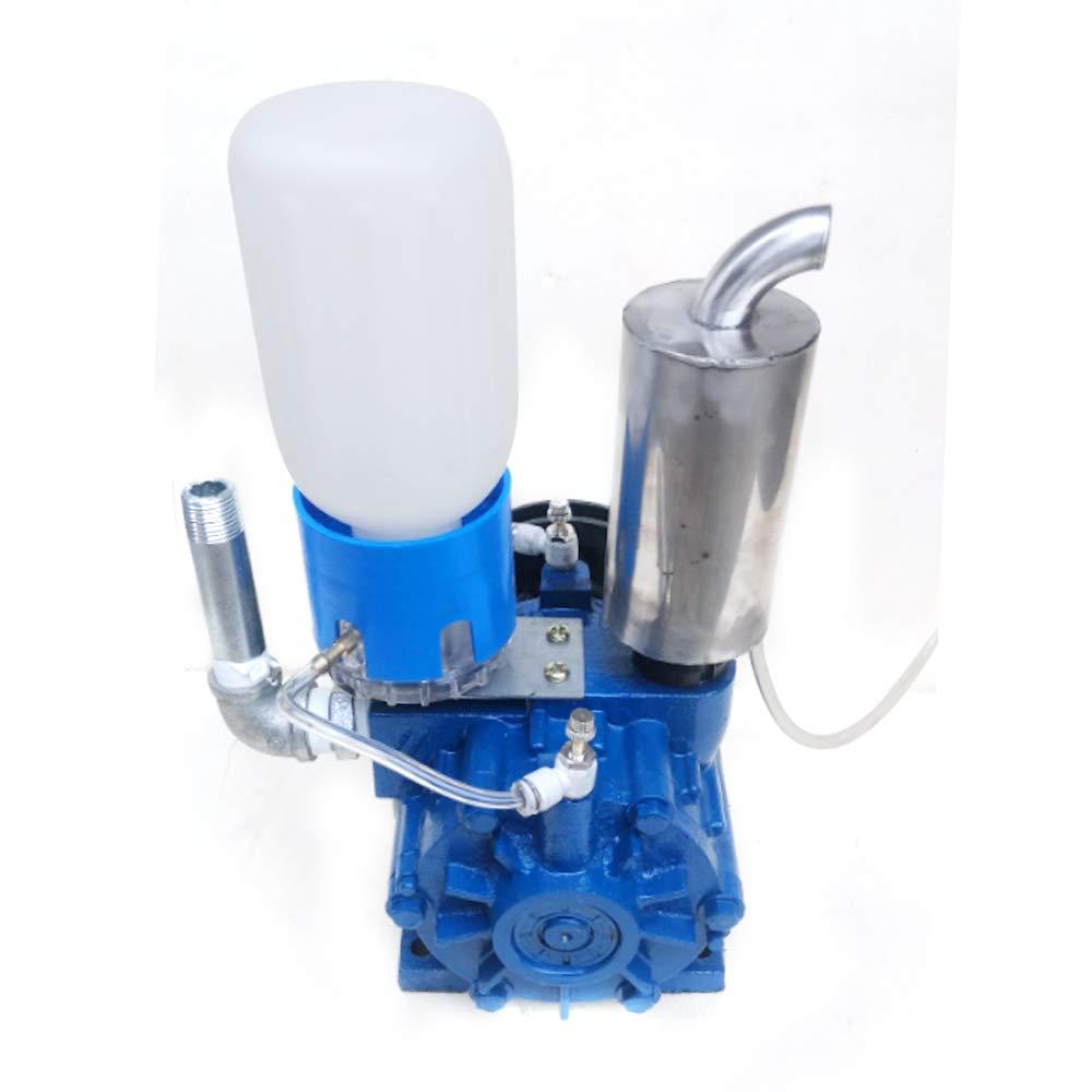 electric milking machine, 250l/min portable cow milking machine 1440r/min vacuum pump milker single bucket piston tank container barrel kit for farm livestock goat sheep ewe (250l/min)