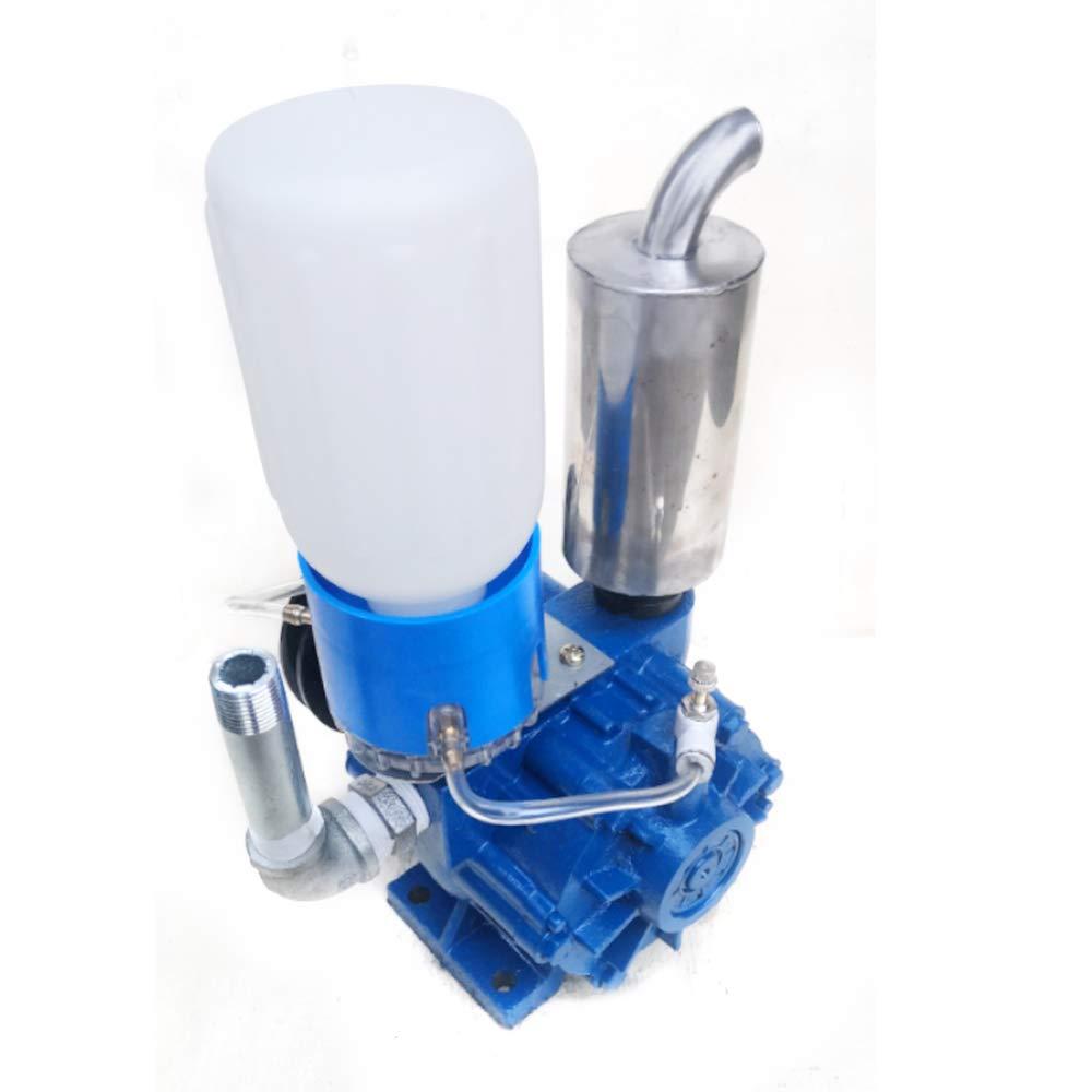 electric milking machine, 250l/min portable cow milking machine 1440r/min vacuum pump milker single bucket piston tank container barrel kit for farm livestock goat sheep ewe (250l/min)