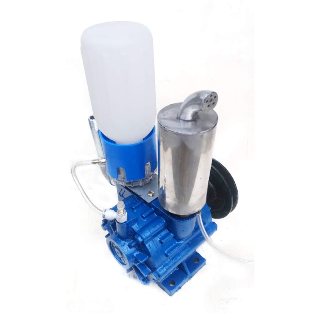 electric milking machine, 250l/min portable cow milking machine 1440r/min vacuum pump milker single bucket piston tank container barrel kit for farm livestock goat sheep ewe (250l/min)