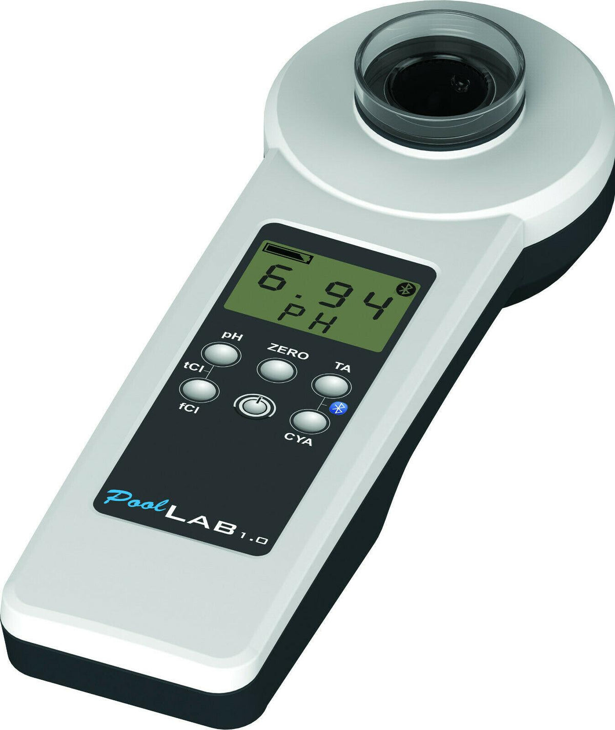 poollab1.0 - electronic swimming pool water test kit with bluetooth