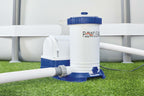 2500 gph above ground swimming pool sand filter pump 58392e w/ filter cartridge