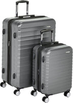 Hardside Spinner Luggage with Built-In TSA Lock - 2-Piece Set (21", 30"), Grey