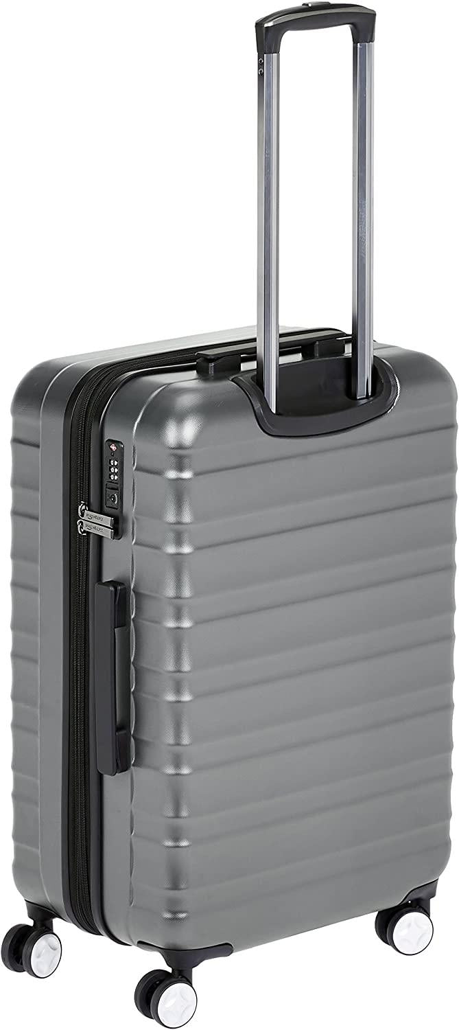 Hardside Spinner Luggage with Built-In TSA Lock - 2-Piece Set (21", 30"), Grey