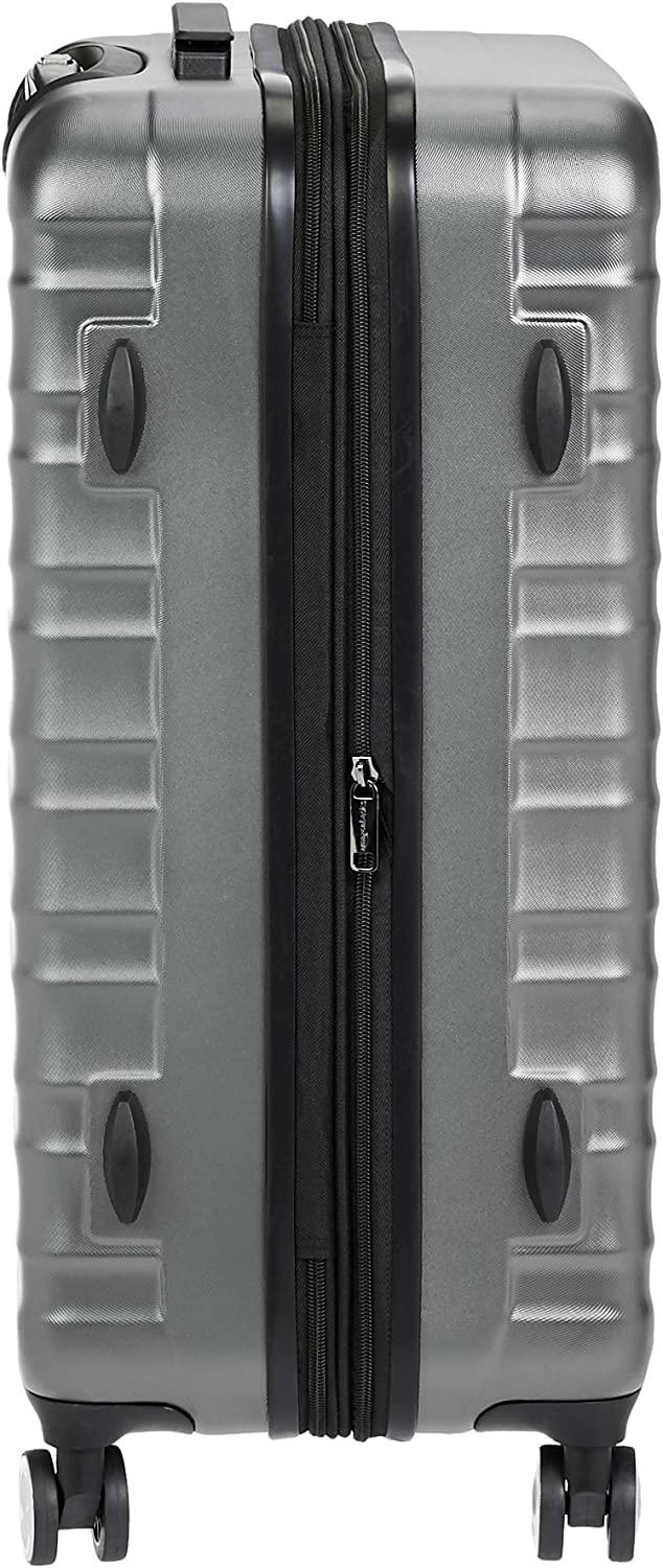 Hardside Spinner Luggage with Built-In TSA Lock - 2-Piece Set (21", 30"), Grey