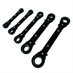 5-piece Ratchet Wrench  Wrench Auto Repair Tool Manual Tool Set Double-ended Ratchet