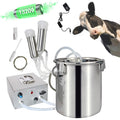 electric milking machine for cow 3l portable pulsation adjustable vacuum pressure pump milker with livestock milking machine