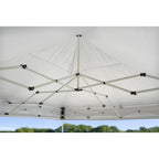 MP100 Marketplace 10 ft. x 10 ft. White Ultra Compact Straight Leg Canopy
