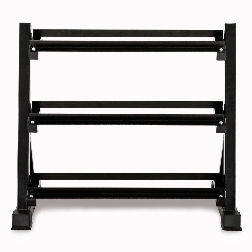 Winado 3 Tier Metal Steel Home Workout Gym Dumbbell Weight Rack StoraStand