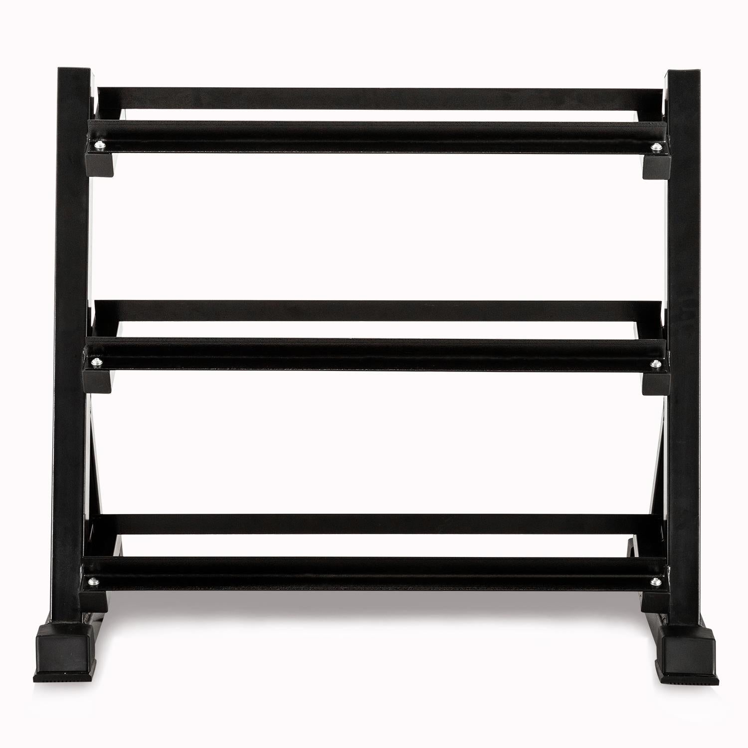 Winado 3 Tier Metal Steel Home Workout Gym Dumbbell Weight Rack StoraStand