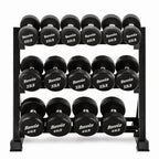 Winado 3 Tier Metal Steel Home Workout Gym Dumbbell Weight Rack StoraStand