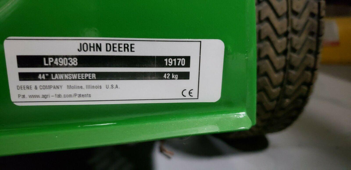 john deere lawn sweeper Lp49038