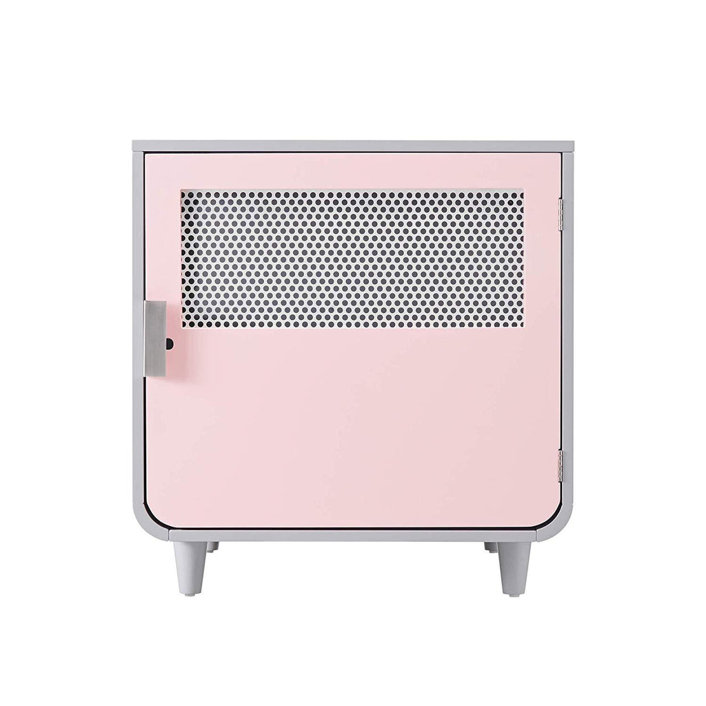 Staart - Radius Wooden Dog Crate - Chablis Pink - Medium