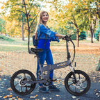 VIVI Z1 E-Bike for Adults, 20'' Folding Electric Bike for Adults, 20Mph Electric Bicycle with 36V 10.4Ah Lithium-Ion Battery, 350W Motor and Shinmano Professional 6 Speed Gears
