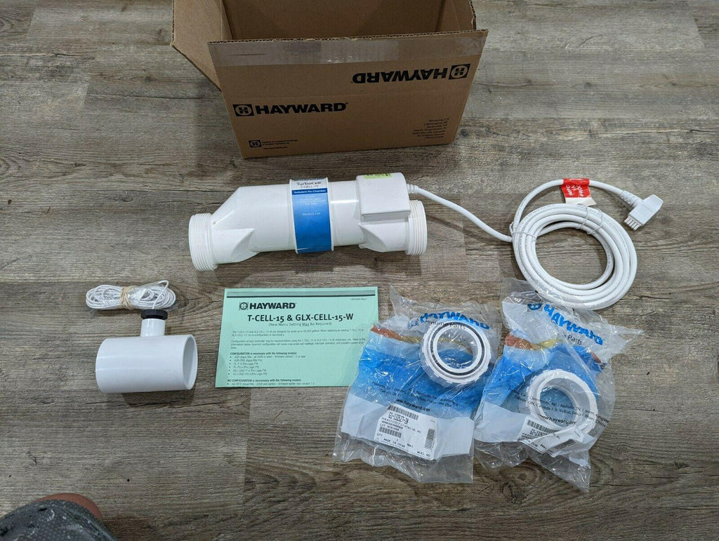 hayward turbo cell tcell-15 for 40k gallon pools salt cell chlorine generator