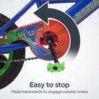 PJ Masks Kids Bike, Includes Training Wheels and Handelbar Plate