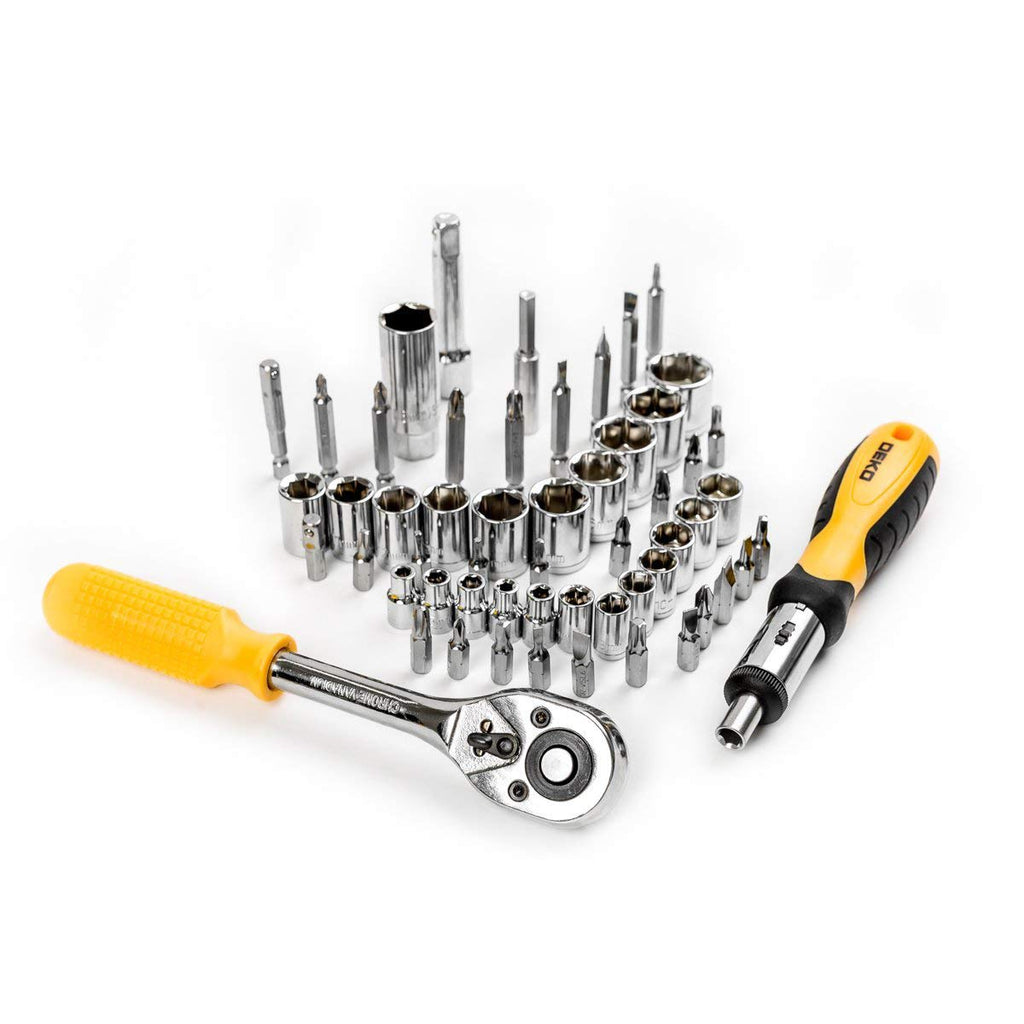 228 Piece Socket Wrench Auto Repair Tool Combination PackaMixed Tool Set Hand Tool Kit with Plastic Toolbox StoraCase