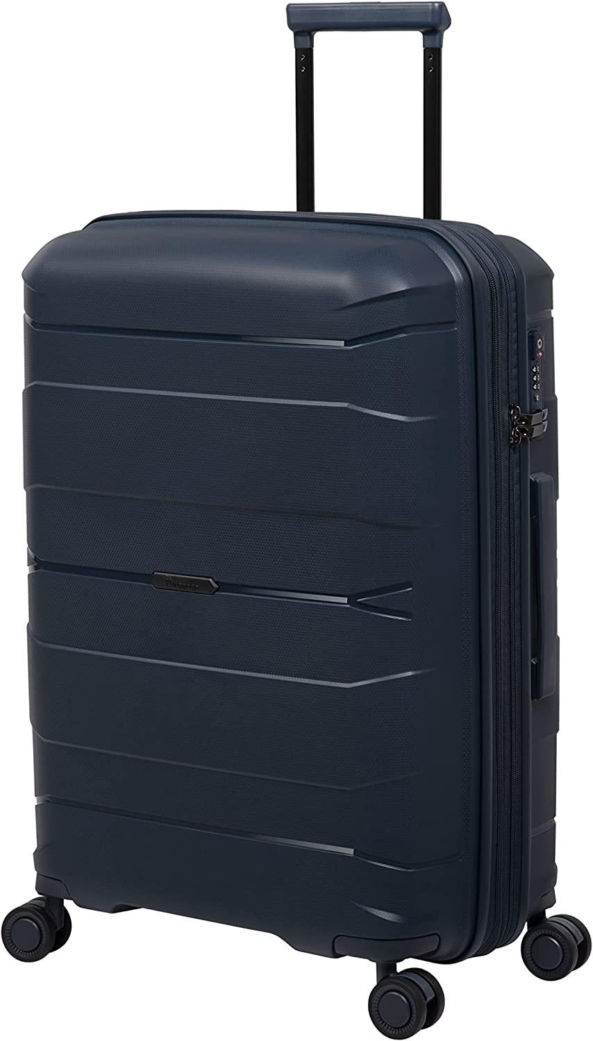 Momentous 25" Hardside Checked 8 Wheel Expandable Spinner, Tibet Lan