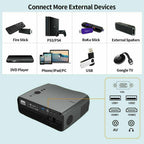 eug 8500lm projector native 1080p home theater movie tv sports hdmi usb vga gift