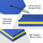 Costway 3 Layer Floating Water Pad Foam Mat Water Recreation Relaxing 9’ x 6’