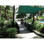 16 ft. W x 16 ft. L Square, Heavy-Weight Sun Shade Sail in Evergreen (Poles Not Included) with Breathable Fabric