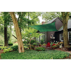 16 ft. W x 16 ft. L Square, Heavy-Weight Sun Shade Sail in Evergreen (Poles Not Included) with Breathable Fabric