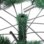 9ft Artificial Christmas Tree Snow Flocked Christmas Tree W/ Colorful Lights,USA