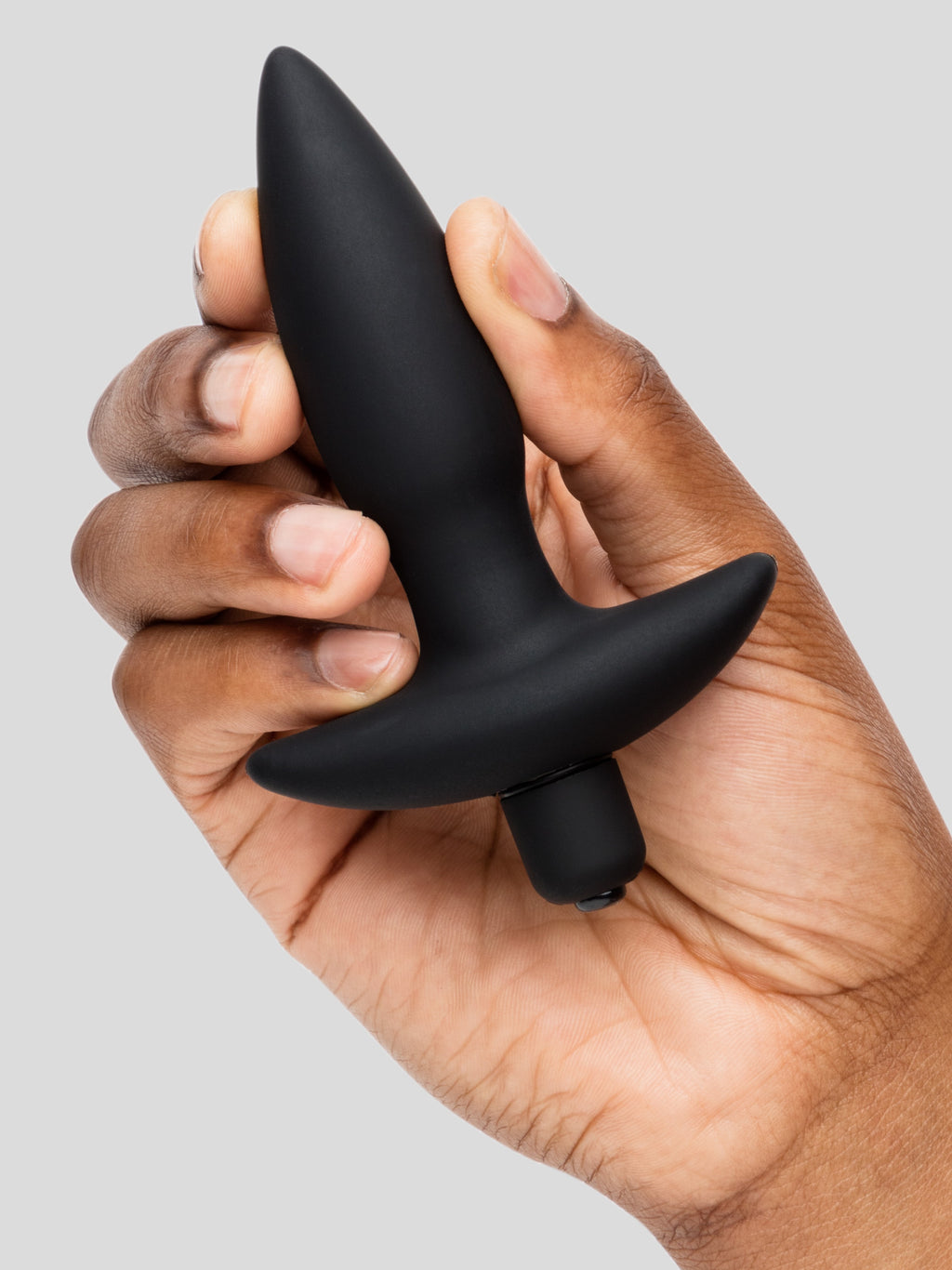 Lovehoney Butt Tingler 10 Function Vibrating Butt Plug 3.5 Inch, Black | Black