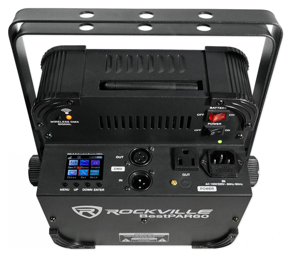 Chauvet DJ CUMULUS Fog Machine Professional DMX Fogger+(2) Wireless Wash Lights
