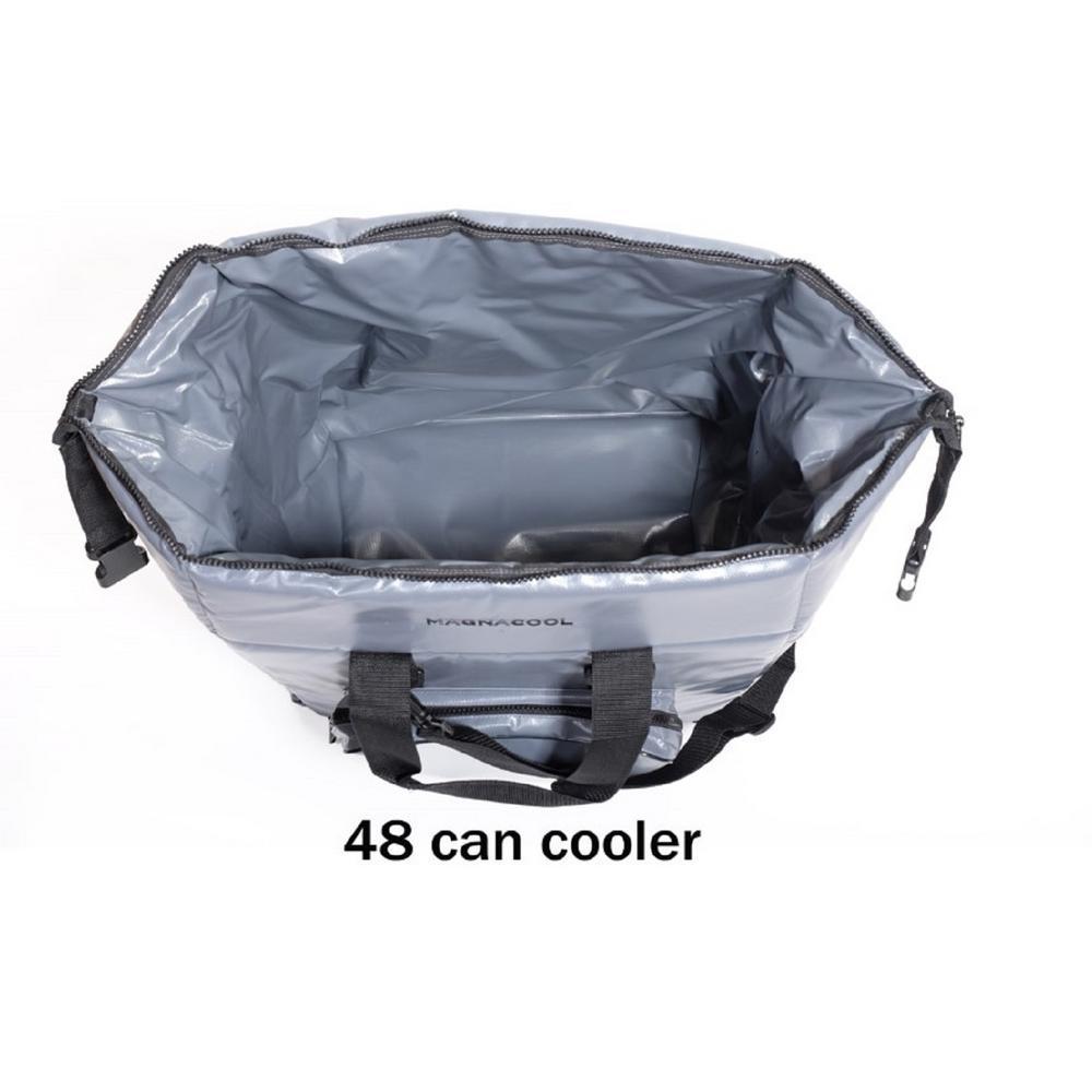 Worlds First 48-Can Magnetic Gray Vinyl Cooler