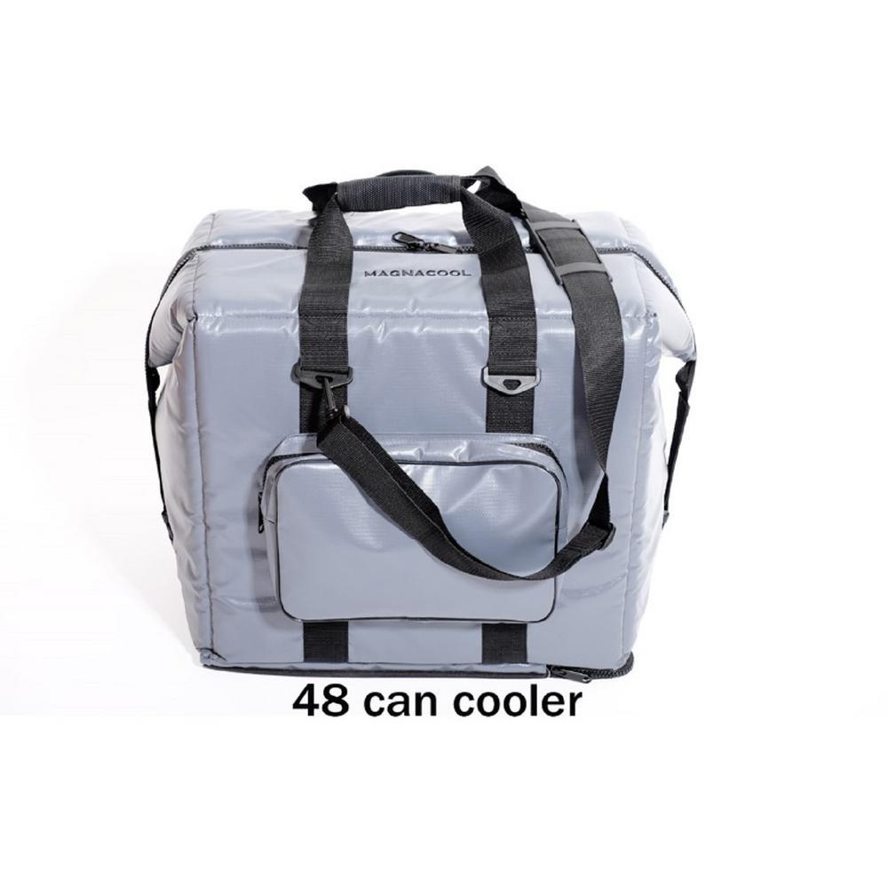 Worlds First 48-Can Magnetic Gray Vinyl Cooler