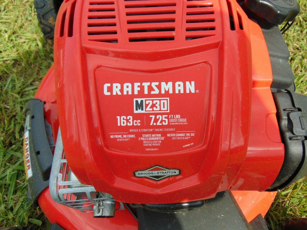 CRAFTSMAN SELF-PROPELLED MOWER (LESS THAN 10 HOURS ON THIS MOWER)
