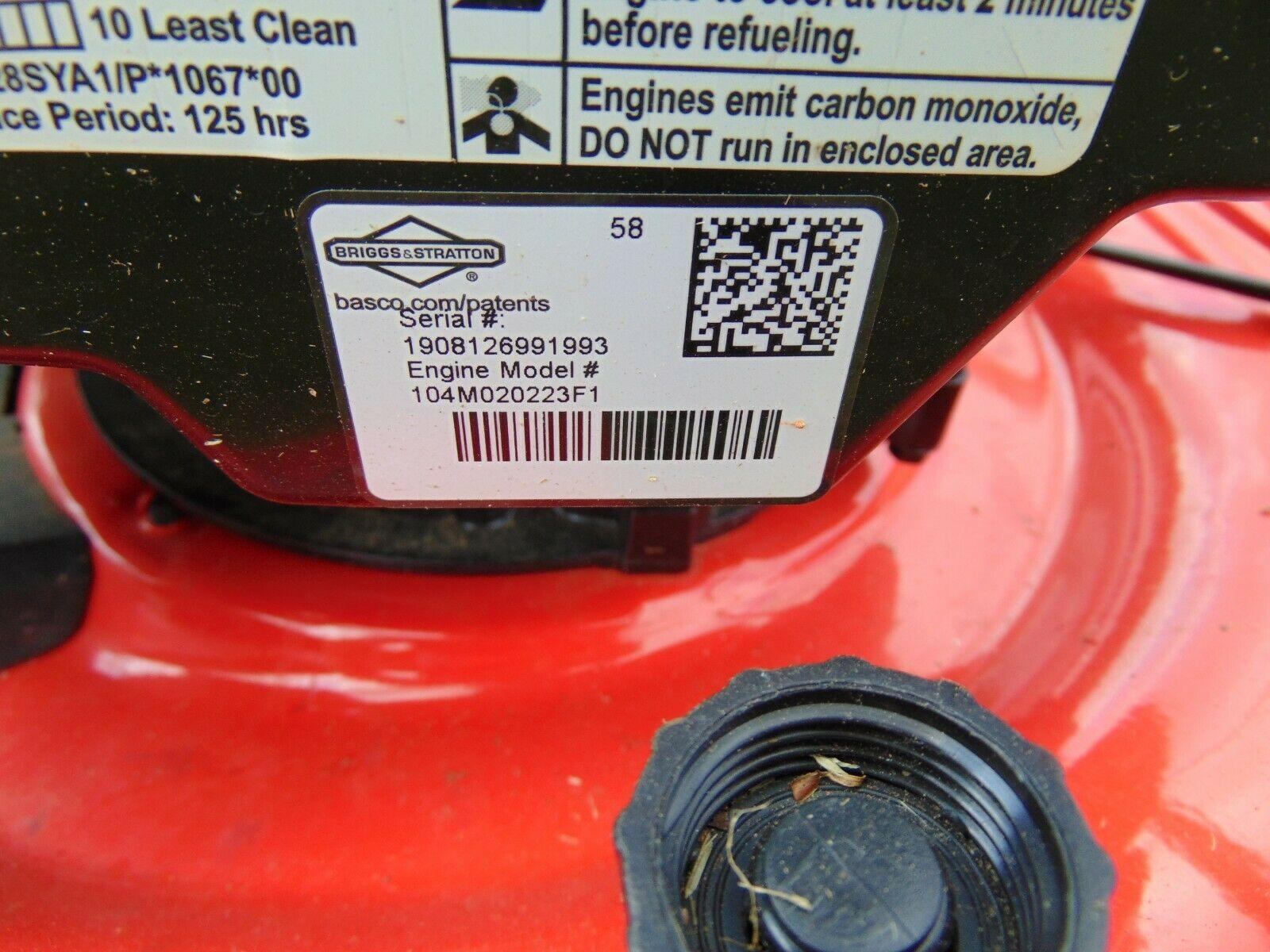 CRAFTSMAN SELF-PROPELLED MOWER (LESS THAN 10 HOURS ON THIS MOWER)
