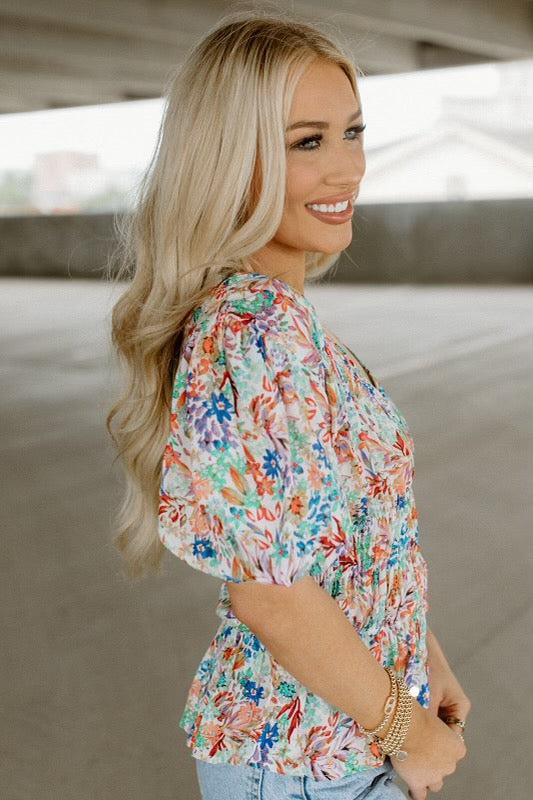 chrisy birds of paradise top