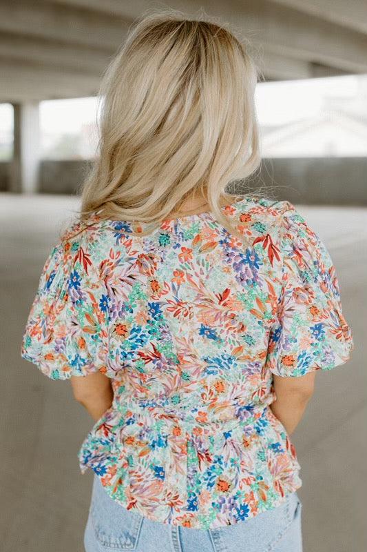 chrisy birds of paradise top